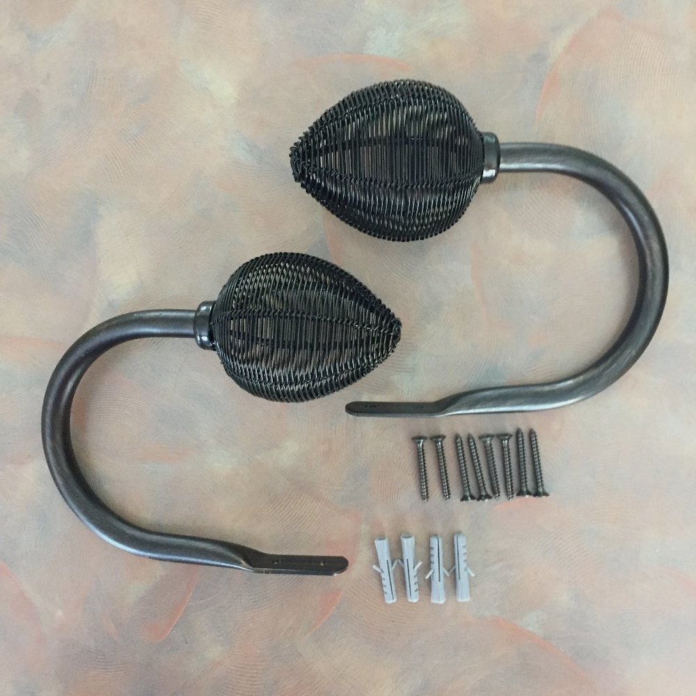 Pottery Barn curtain holdbacks